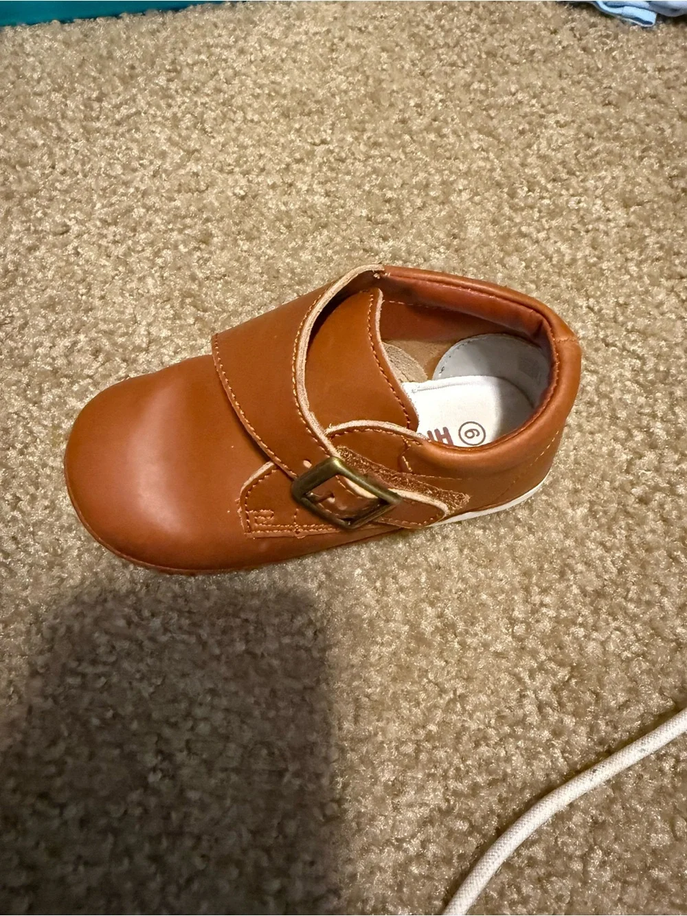 Toddler size 6 Angel Tan Leather Kids Shoes
